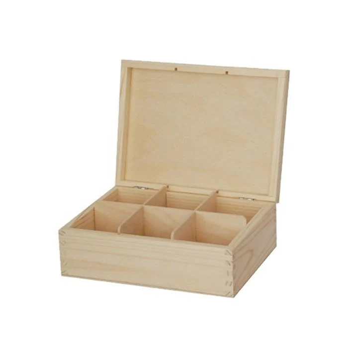 Wooden Tea Box 21 x 16.3 x 7.3 cm
