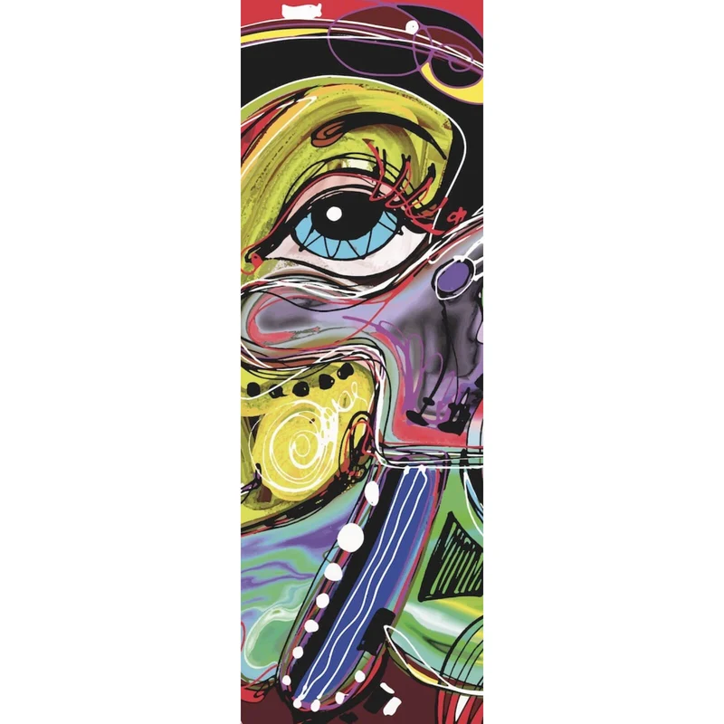 Poster Face Abstract Art No.5 Panorama Hoch
