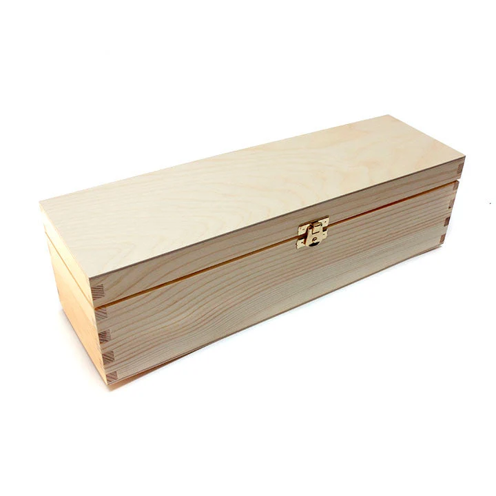 Wooden Wine Box With Fastener