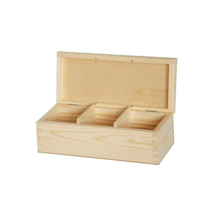 Wooden Tea Box 21.3 x 9.7 x 7.5 cm