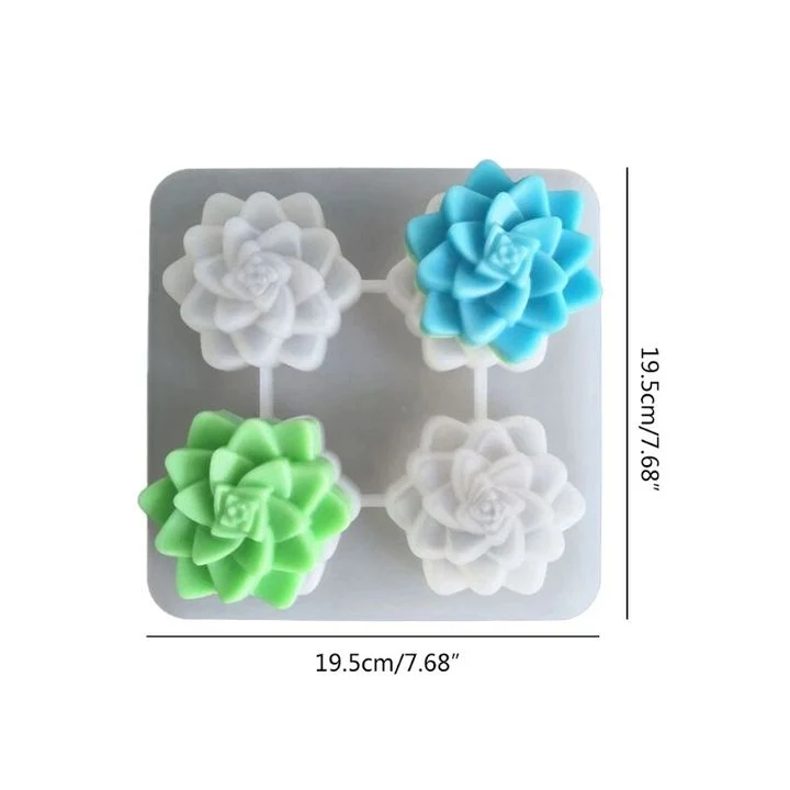Silicone Casting Mold - Flowers