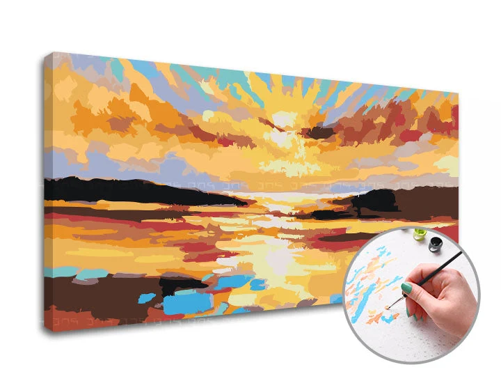 WEST SLNKA Paint by Numbers | Low Difficulty