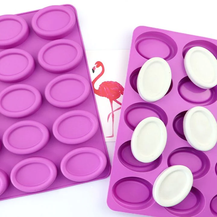 Silicone Mold for Casting - Ovals
