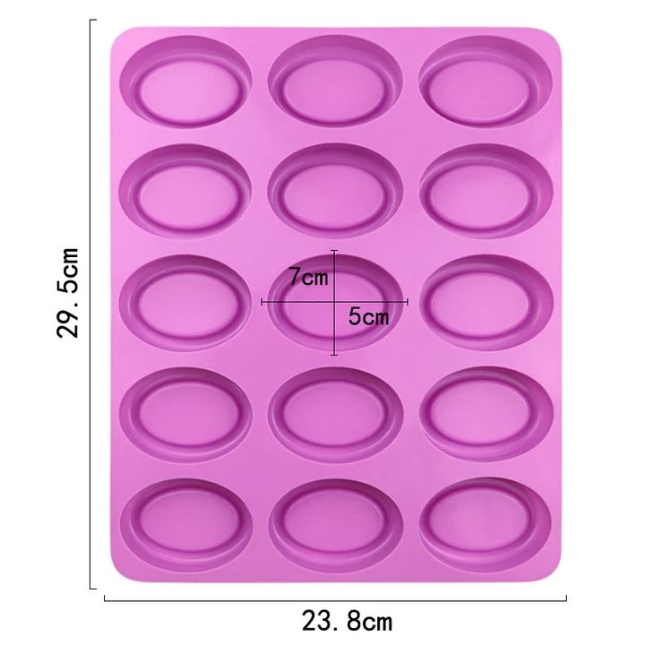 Silicone Mold for Casting - Ovals