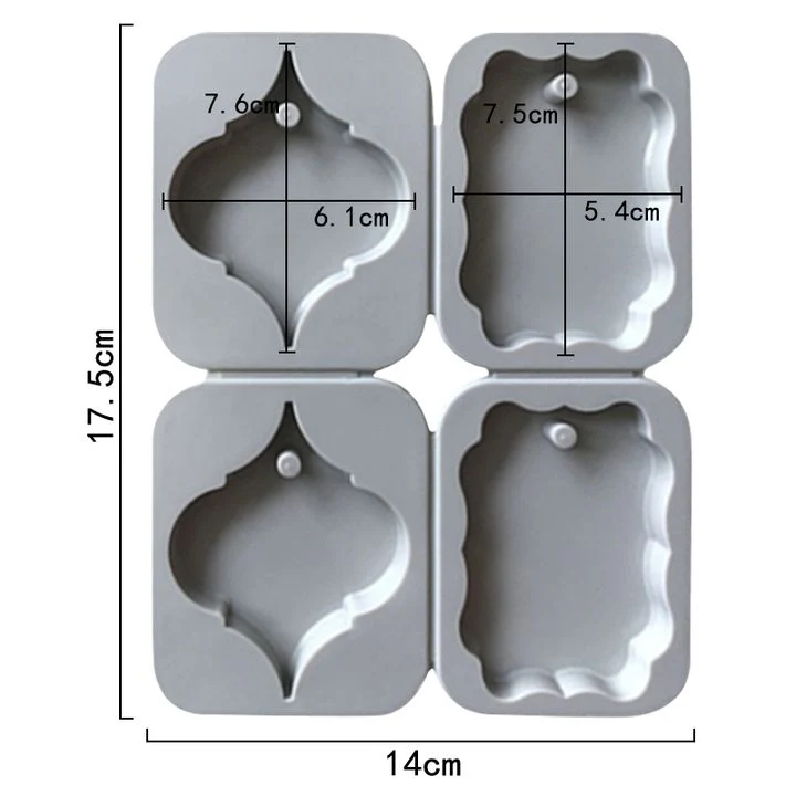 Silicone Casting Mold for Ornaments with a Hole