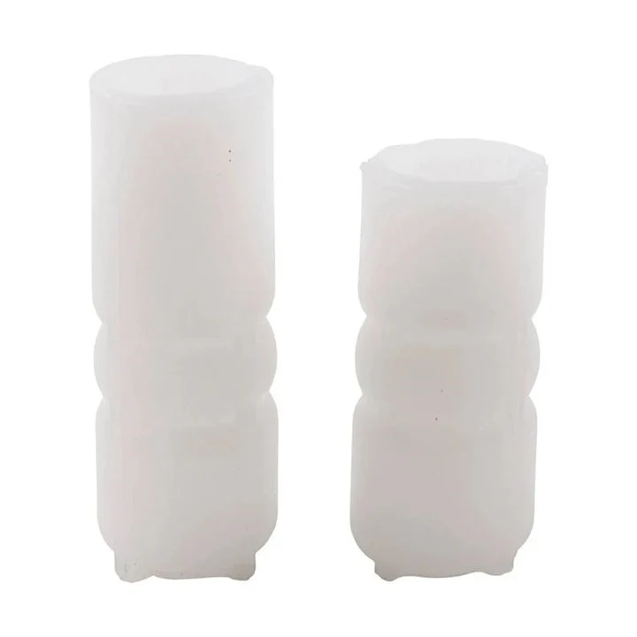Silicone Mold - Ribbed Cylinder with Arch