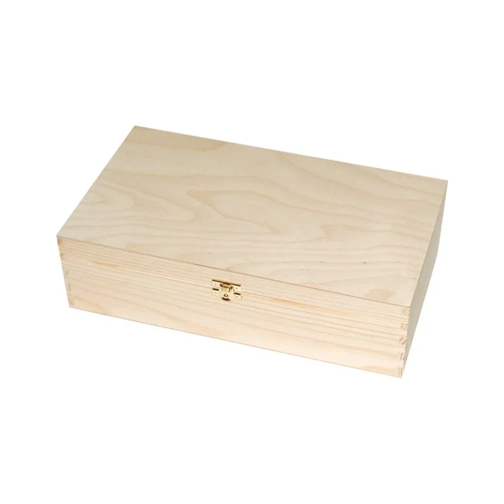 Wooden Box for 2 Bottles of Wine, 35x20x9.8 cm