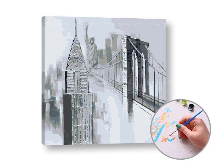 Paint by Numbers Statue of Liberty | Medium Difficulty