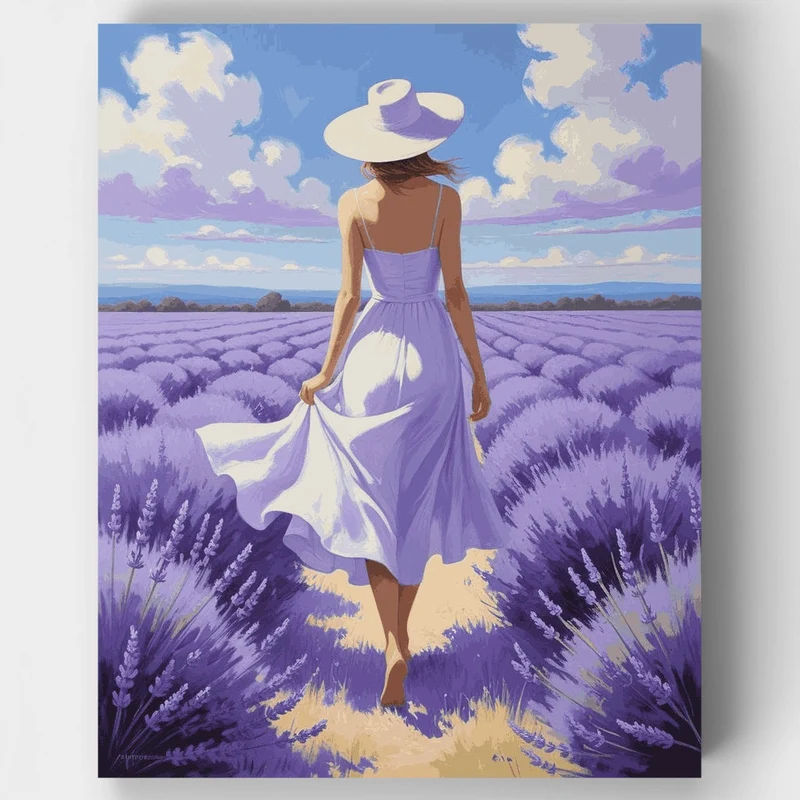 Lavender Field Dreams - Paint by Numbers Kit