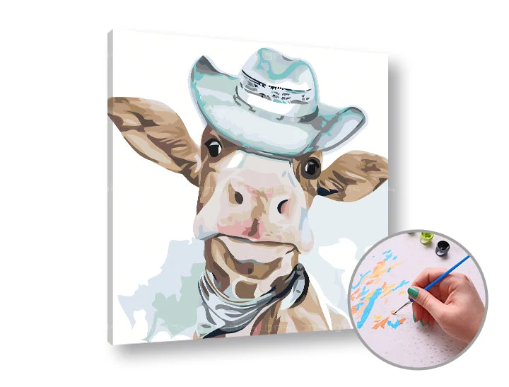 Paint by Numbers Body With a Hat | Low Difficulty