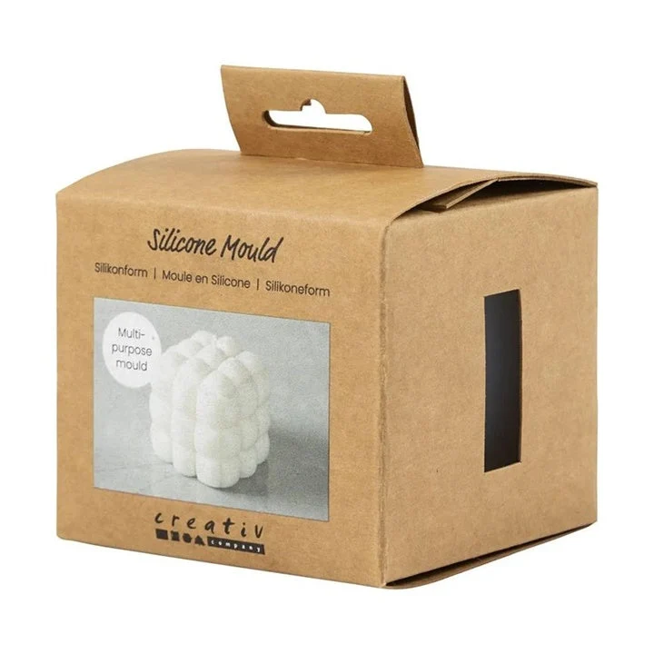 Silicone Mold - Square with Bubbles