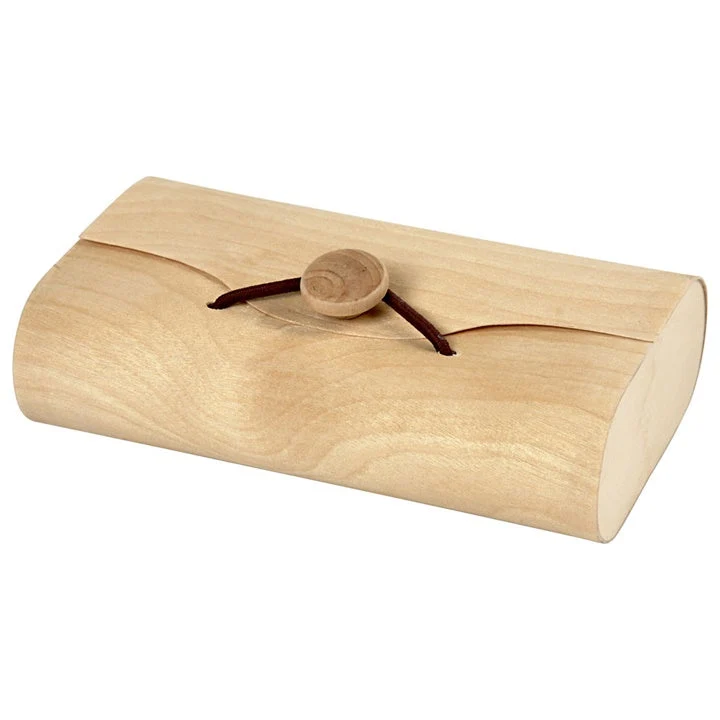Wooden Envelope with Elastic Band