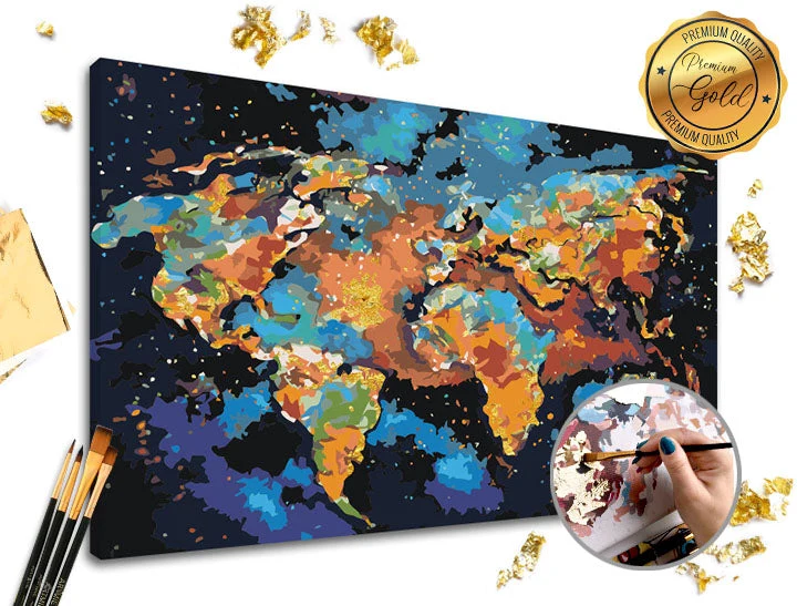 PREMIUM GOLD Paint by Numbers