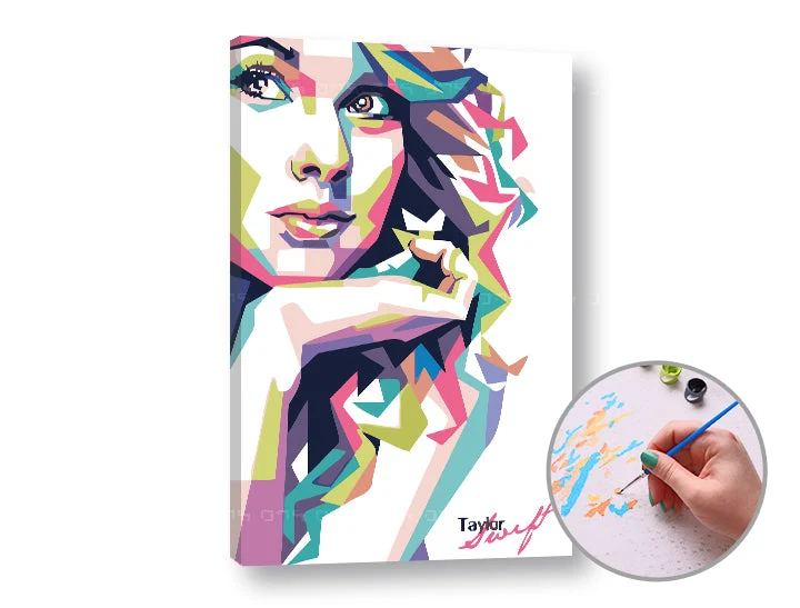 TAYLOR SWIFT Paint by Numbers | Low Difficulty