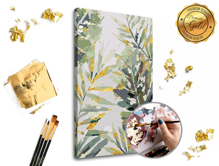 PREMIUM GOLD Paint by Numbers | In the Jungle