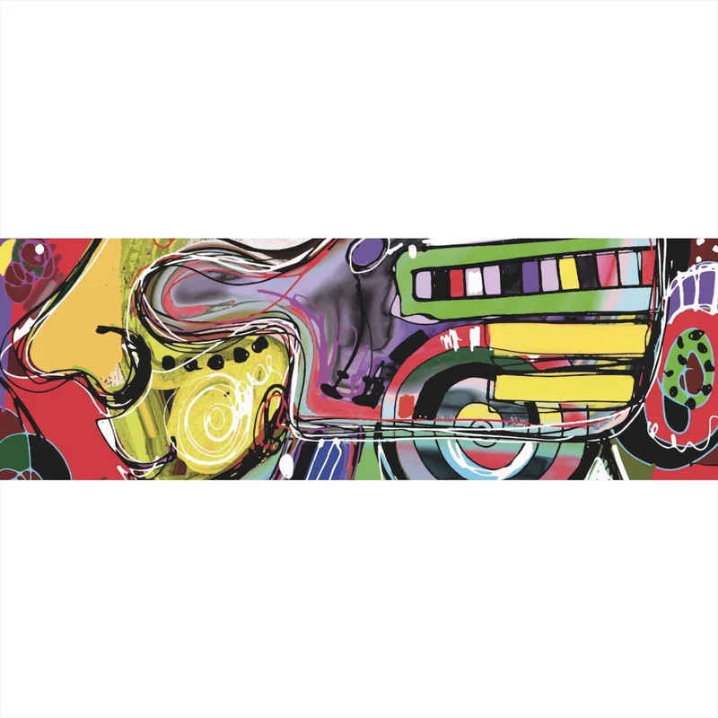 Aluminiumbild gebürstet Face Abstract Art No.5 Panorama