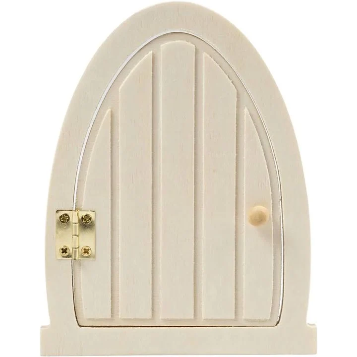 Wooden Door Decoration with Hinges