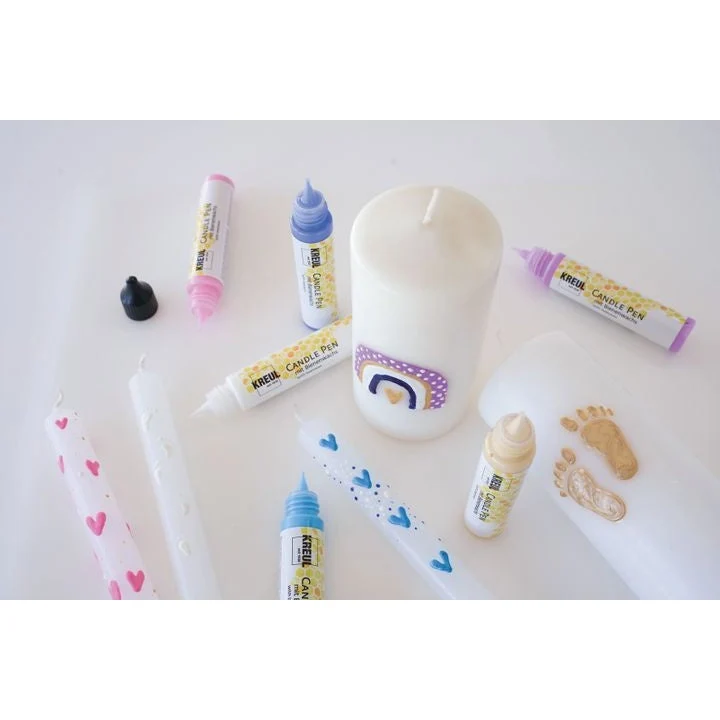 KREUL Set of 6 x 25 ml Hello Baby Candles