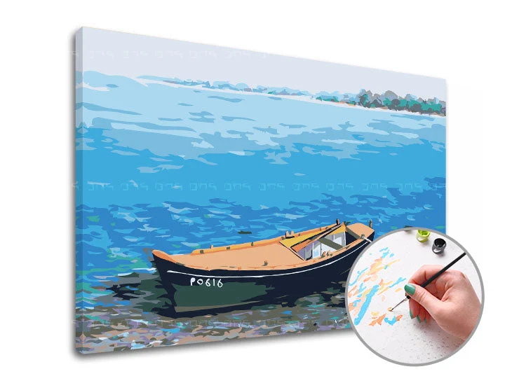 Paint by Numbers Fishing Article | Low Difficulty