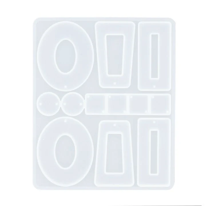 Silicone Casting Mold 10.6x13 cm - Earrings