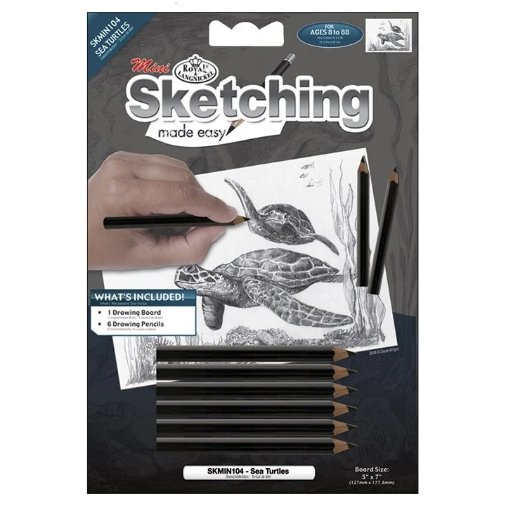 Sketching Set - Turtles, A5
