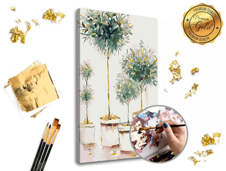 PREMIUM GOLD Paint by Numbers | Orchard