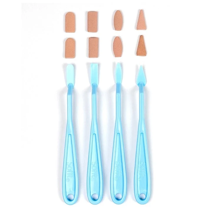 Sofft Plastic Knife Set with Replaceable Sponges