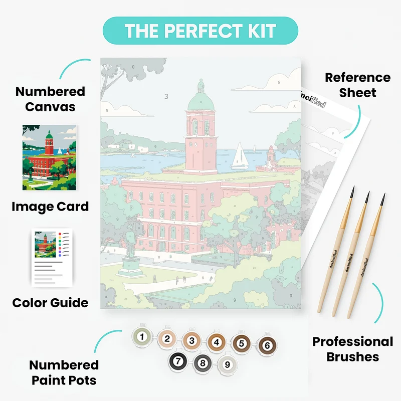 Annapolis Naval Academy - Paint by Numbers Kit