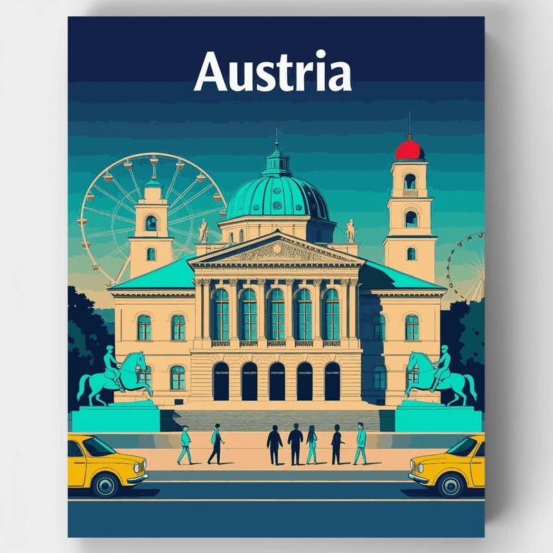 Austrian Imperial Palace - Paint by Numbers Kit