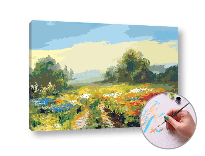 Paint by Numbers Slow Road | High Difficulty
