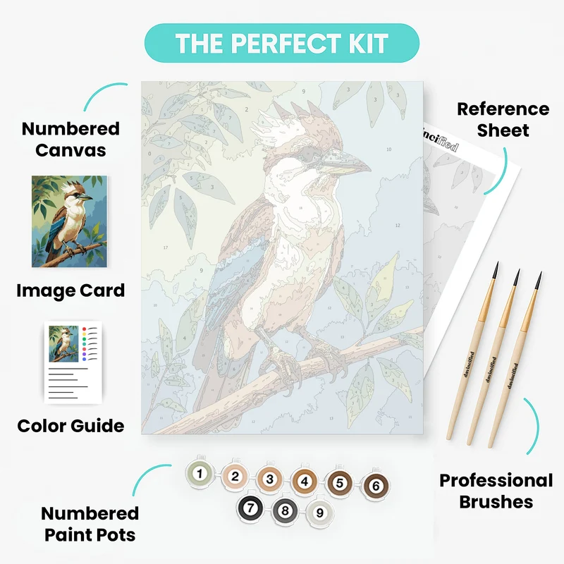 Kookaburra - Paint by Numbers Kit