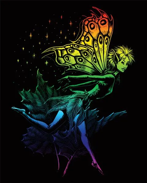 Creative Engraving [Etching] Set - Dancing Fairy