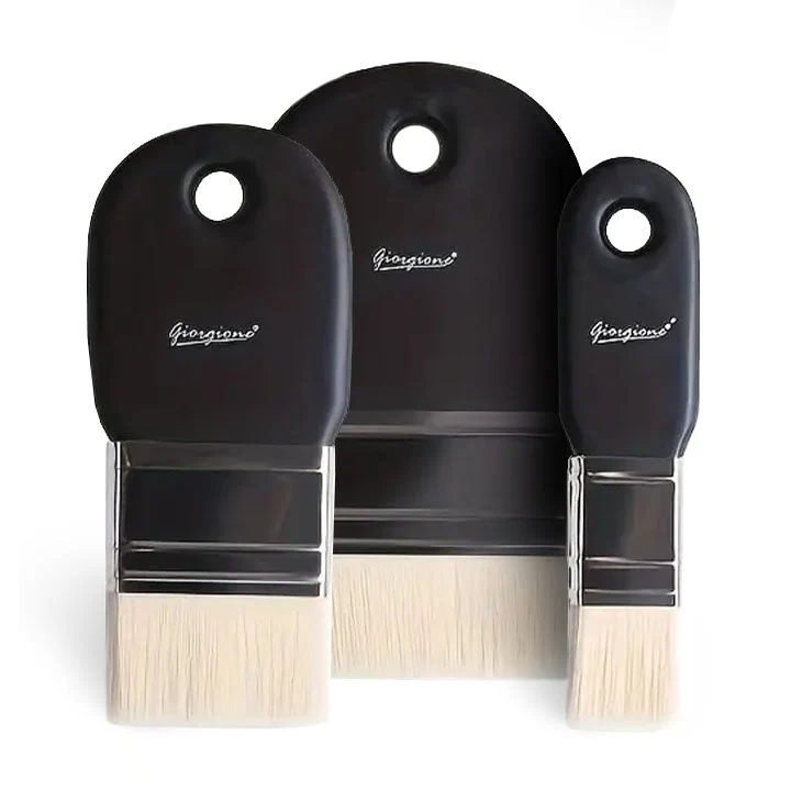 Giorgione Set of 3 Brushes for Surfaces and Gesso Priming