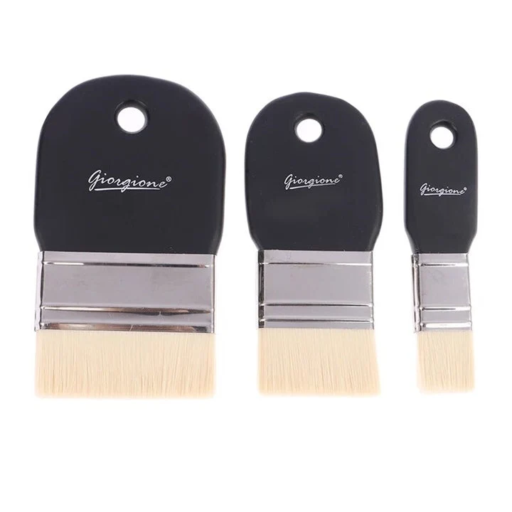 Giorgione Set of 3 Brushes for Surfaces and Gesso Priming