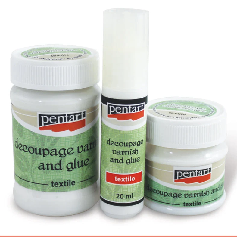 Pentart Decoupage Varnish and Glue for Fabric - 100 ml