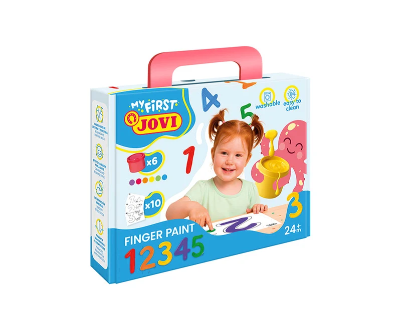 Jovi set prstnih barv My First prve številke – 11 kosov