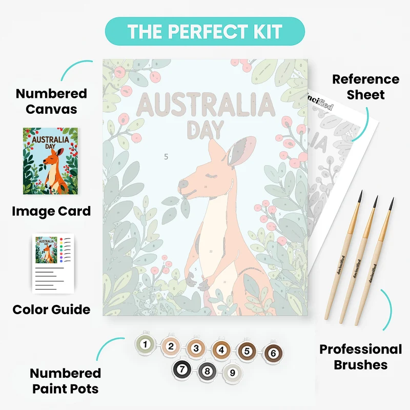 Australia Day - Paint by Numbers Kit