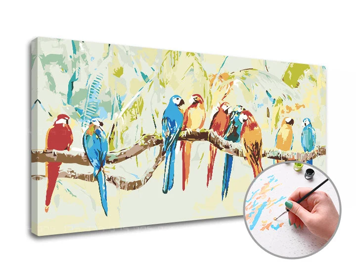 Paint by Numbers PAPAGAS | Medium Difficulty