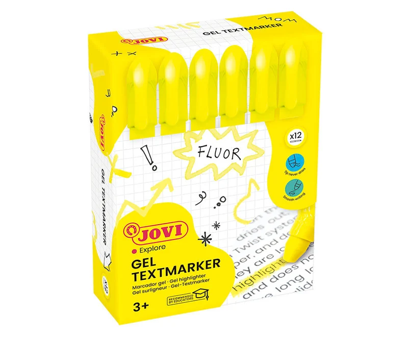 JOVI Gel-Textmarker Gelb