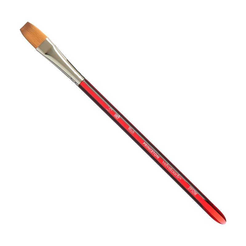 Flacher Wash-Pinsel PRINCETON Velvetouch mit kurzem Stiel