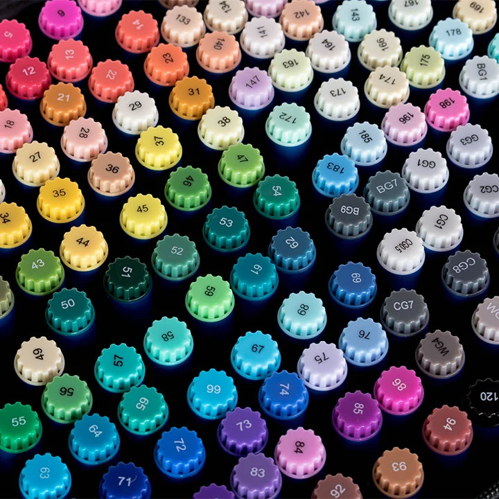 Nassau Fine Art DUAL Dual-Tip Markers, Set of 168