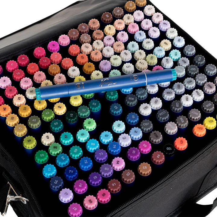 Nassau Fine Art DUAL Dual-Tip Markers, Set of 168