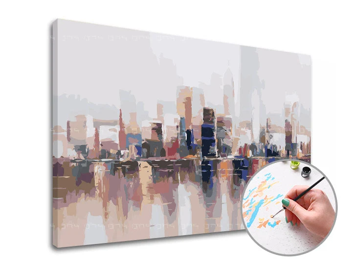 PANORAMA CITY Paint by Numbers | Low Difficulty