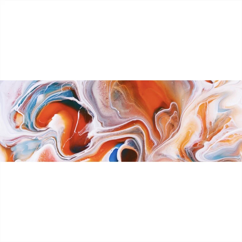 Leinwandbild Fluid Art Explosion Panorama