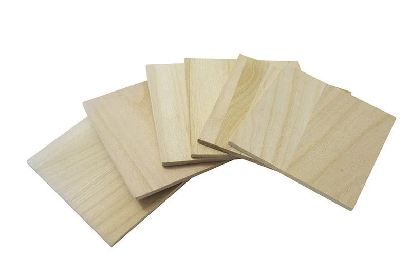 Holzuntersetzer Pentart, quadratisch, 10 x 10 x 0,5 cm, 6er-Set