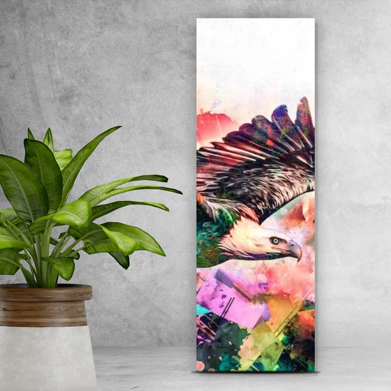 Acrylglasbild Adler Modern Art Panorama Hoch