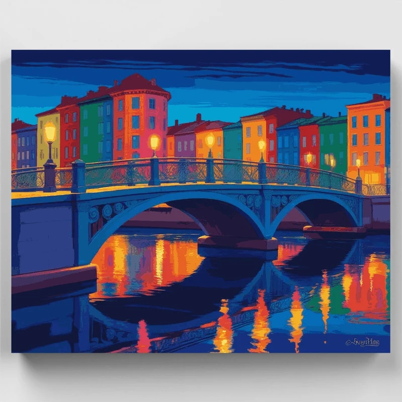 Venice Evening Canal - Paint by Numbers Kit