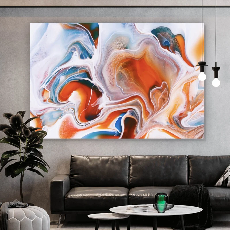 Acrylglasbild Fluid Art Explosion Querformat