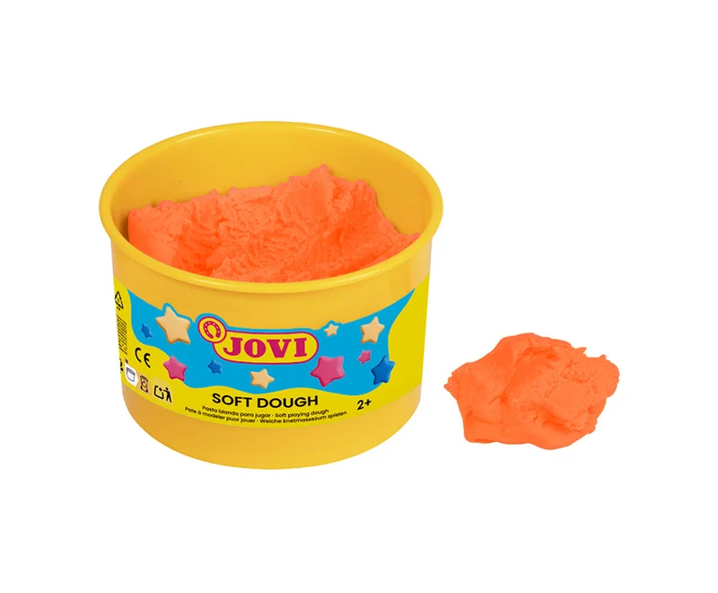 Σετ πλαστελίνης JOVI Soft Dough νέον χρώματα 6 x 460 g