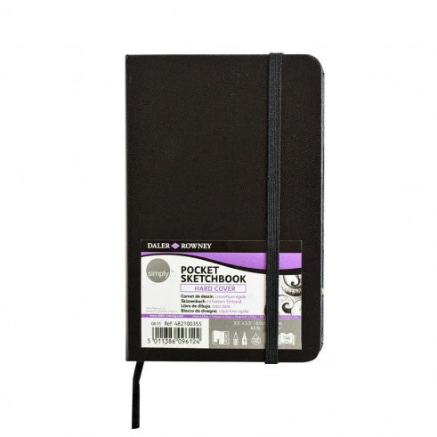 DALER ROWNEY Simply sketchbook tascabile incollato 100 g/m² - 72 fogli